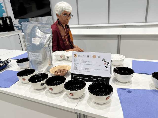 Coffee experts at Cupping room